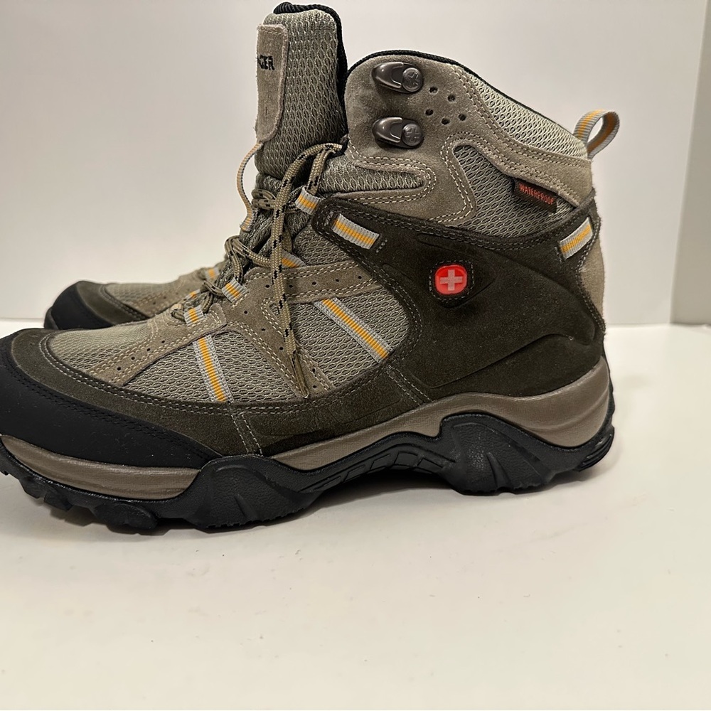 Wenger Swiss Army Anchorage Mid Vibram Sole Hiking Boots MS6104.16 Size US 9.5 - Picture 4 of 14